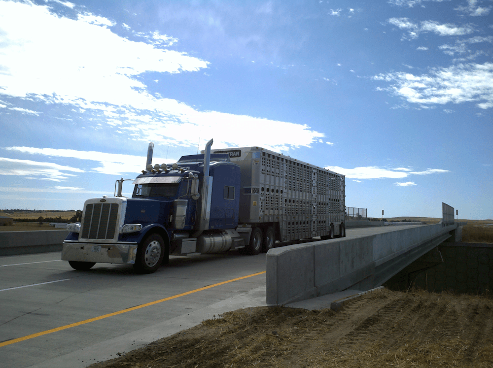Image of Freight Movement on the Heartland Expressway at Kimball, NE